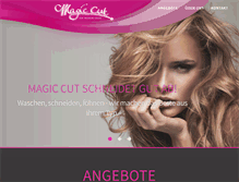 Tablet Screenshot of magic-cut.de